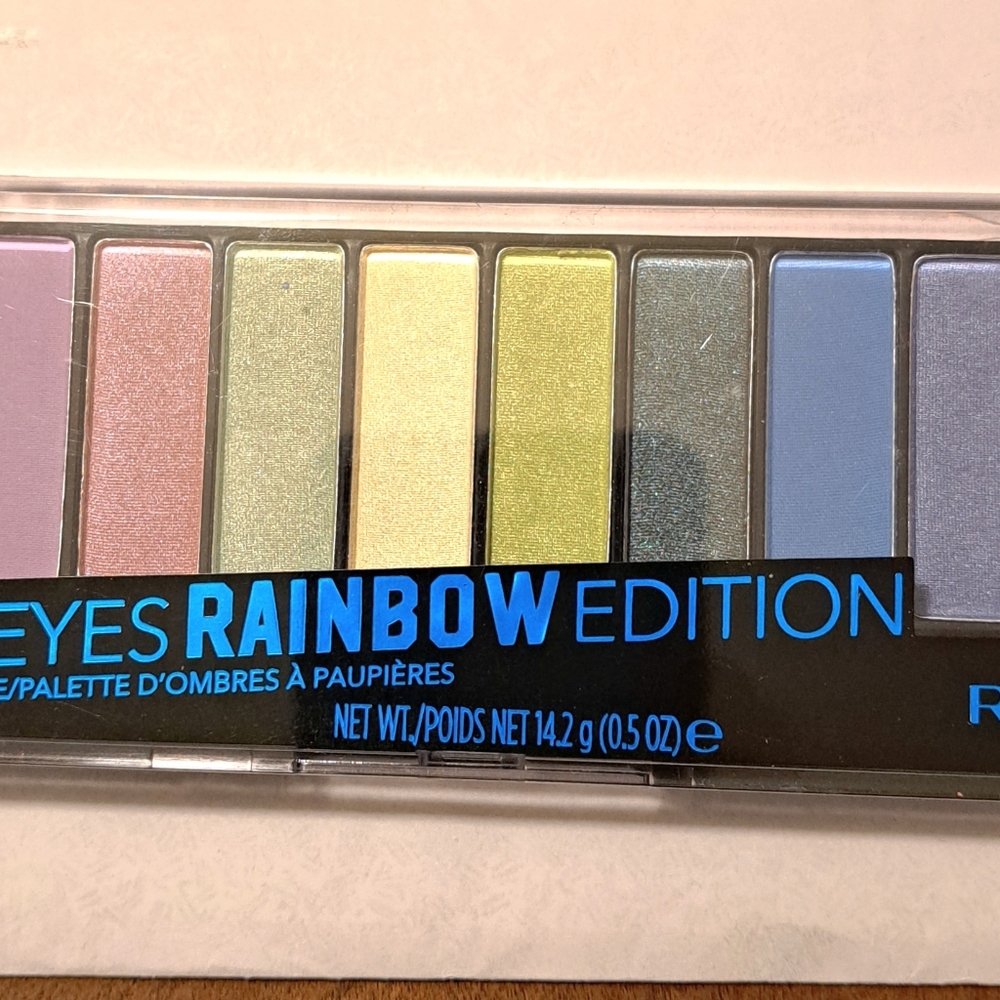Rimmel Magnif'eyes Rainbow Edition 011 Eyeshadow 12 Color Palette NWT